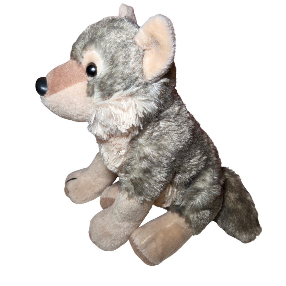 Wild Republic Timber WOLF Plush 12" Stuffed Animal Realistic Cuddlekins